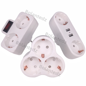 1 à 2 Fath USB Socket Converter 2 USB Allemand DE Standard Russie Plug Power Outlet prise de courant européenne - Product Image 5