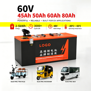 รถสามล้อไฟฟ้า45AH แบตเตอรี่ลิเธียมไอออน80ah 60ah 50ah 60V แบตเตอรี่ลิเธียมไอออน3ล้อที่เก็บพลังงานในครัวเรือนเป็นมิตรต่อสิ่งแวดล้อมแบตเตอรี่ Lifepo4 - Product Image 1