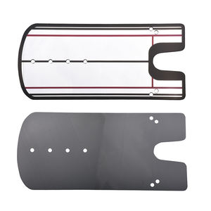 高品质亚克力黑色轻型高尔夫推杆镜挥杆训练器对准训练辅助器推杆训练辅助器 - Product Image 3