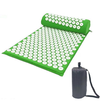 Tapis et oreiller d'acupression pour soulager les douleurs du dos et du cou, traitement des douleurs chroniques du dos - Soulage le stress du bas du dos et du haut du dos
