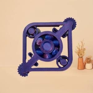 Giocattolo Fidget Spinner Stampato in 3D con Ingranaggi Rotanti, Antistress Portatile per Bambini dai 5 ai 13 Anni, Gioco Puzzle Unisex in Plastica - Product Image 2