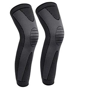 Genouillères antidérapantes allongées, genouillères <span class=keywords><strong>de</strong></span> compression, chaussettes <span class=keywords><strong>de</strong></span> soutien complètes pour les jambes, cuisses et mollets - Product Image 2