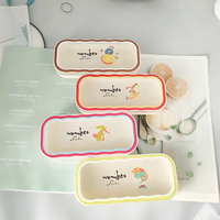 Étui à lunettes pliable Xiongda XD-322 en plastique rigide avec motif de dessin animé pour lunettes de soleil d'enfant avec affichage des verres optiques