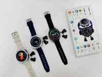 Nouvelle montre connectée 2025 avec écouteurs 2 en 1, tracker d'activité avec écouteurs et montre connectée 2 en 1 Z19