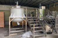 Réservoir de mélange en PP de 500L, 1000L, 1500L, 2000L, 3000L, réacteur chimique liquide en polypropylène, machine de mélange pour nettoyant pour toilettes