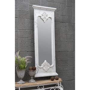 Espejo Decorativo de Pared Rectangular Grande, Estilo Rústico, Ecológico, con Marco de Madera Blanca de 5.0 mm de Grosor, para Sala de Estar - Product Image 3