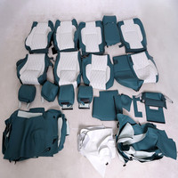 Ensemble complet de housses de siège en cuir de vachette de luxe, ajustement personnalisé, amélioration de l'intérieur pour Vogue L322 L405 L460 Sport L320 L494 L461