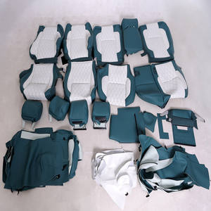 Juego Completo de Fundas de Asiento de Cuero Vacuno de Lujo, Ajuste Personalizado, Mejora <span class=keywords><strong>Interior</strong></span> para Vogue L322 L405 L460 Sport L320 L494 L461 - Product Image 3