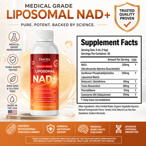 OEM แบรนด์ส่วนตัว น้ำยา NAD+ บริสุทธิ์ชนิดรับประทาน สูตรออกฤทธิ์เร็ว ส่วนผสมพรีเมียม ได้รับการรับรองมาตรฐาน GMP ผ่านการทดสอบความปลอดภัยโดยบุคคลที่สาม สำหรับธุรกิจ B2B - Product Image 2