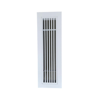 Grille de ventilation linéaire détachable et étanche, diffuseur HVAC en alliage d'aluminium durable