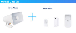 Sirène d'alarme à haut niveau sonore 150 dB, fabricant OEM ODM, sirène de sécurité, conception étanche pour plusieurs scénarios de sécurité - Product Image 5