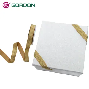 Gordon kurdela elastik bant polyester elastik şerit dokuma dantel 5/8 inç elastik bant yoga elastik şerit hediye bantları