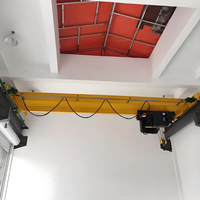 Grúas Puente Monoviga de 3t para Almacén, Modelo Underslung, Precio de Grúas de Taller con Ruedas