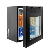Suokang Mini réfrigérateur à ammoniac 25 litres avec porte en verre, bar, chambre d'hôtel, réfrigérateur à absorption petit