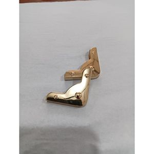 Clips de protection d'angle en acier inoxydable, 1 pouce, doré clair, pour sacs et boîtes cadeaux, résistants aux chocs - Product Image 3