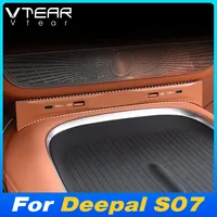 Station d'accueil de charge rapide Vtear, hub Type-C, pièces de décoration intérieure, accessoires auto pour Changan Deepal S07 2023-2024