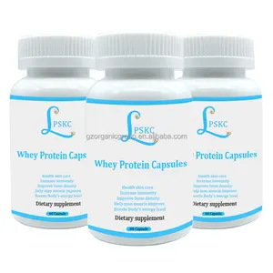 Capsules de protéines de lactosérum <span class=keywords><strong>pour</strong></span> <span class=keywords><strong>le</strong></span> gain de poids, sculpter <span class=keywords><strong>le</strong></span> <span class=keywords><strong>corps</strong></span>, améliorer les suppléments musculaires, marque privée - Product Image 1
