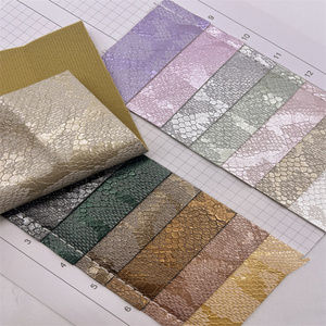 2025 nóng bán kim loại PU Vegan da với chất kết dính nhung ủng hộ để làm túi giày trang trí thủ công DIY phim hoạt hình đồ chơi - Product Image 5