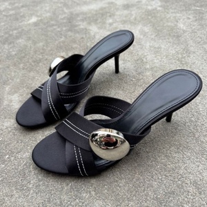 Sandalias de Tacón Alto para Mujer, Primavera, Nuevas, Elegantes, Modernas, Sexys, para Banquete - Product Image 2