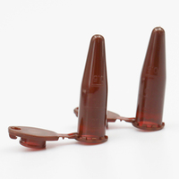 Tubes de microcentrifugation avec couvercle anti-fuite de 0,5 ml, 1,5 ml, 20 ml, 50 ml pour une fermeture sécurisée