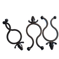 T4917 Anneau de reliure de câble de siège en fil torsadé pour montage en nylon Boucle de reliure de câble Pince de câble de forme ronde