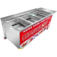 Four à rôtir rotatif automatique pour poulet au charbon de bois et canard au gaz Machine à rôtir élégante pour griller le poulet