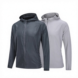 Veste coupe-vent pour homme, design personnalisé 100% neuf, respirante, longue, imperméable, à fermeture éclair, à capuche, séchage rapide, décontractée, pour l'hiver, OEM - Product Image 3