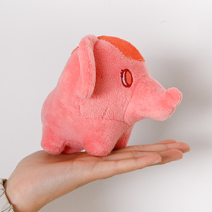 Peluche Elefante Rosa Personalizzato OEM ODM, Animale di Peluche Personalizzato con Logo, Mini Elefanti con Orecchie Grandi - Product Image 4
