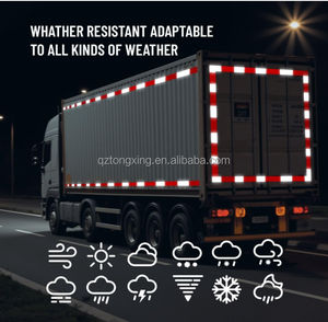 FABRICACIÓN DE FÁBRICA Vehículos Reflector de grado de diamante Cinta roja autorreflectante Vinilo autoadhesivo Cinta reflectante de seguridad de la Dot-c2 - Product Image 6