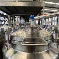 Fermenteur de bière à double enveloppe SS304, réservoir de fermentation sous pression, unité de refroidissement Unitank 100L 500L pour microbrasserie