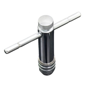 Taraud <span class=keywords><strong>à</strong></span> <span class=keywords><strong>cliquet</strong></span> réglable Clé <span class=keywords><strong>à</strong></span> poignée en forme de T <span class=keywords><strong>Porte</strong></span>-taraud manuel pour gamme de <span class=keywords><strong>tarauds</strong></span> M3-12 pour outils <span class=keywords><strong>à</strong></span> main - Product Image 3