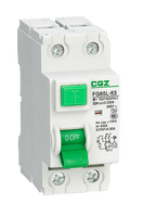 Disyuntor de corriente Residual tipo B, 4 polos, 63A, 30mA, ELCB/RCD/RCCB/RCBO