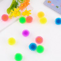 Spiky Ball Mini Porcupine Stress Toy Soft Fidget Sensory Balls Toy Multi Color Mini Spiky Hedge Balls