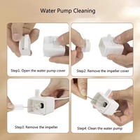 Fontaine à eau automatique USB pour chien de 2,2 L, design moderne, distributeur d'eau portable pour animaux de compagnie, bol en plastique pliable anti-fuite