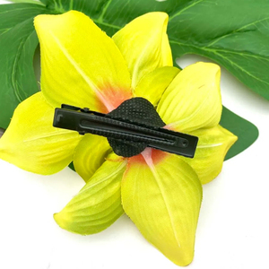 Kolay <span class=keywords><strong>şarkı</strong></span> 16CM el yapımı Hawaiian yapay çiçek klipler renkli ipek çiçek saç aksesuarları düğün <span class=keywords><strong>gelin</strong></span> başlığı - Product Image 4