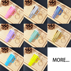 हमें स्टोक्ड कस्टम रंगीन बैकपैक पेंडेंट 3 डी मिनी टंबलर कीचेन सामान कुंजी बैग आकर्षण कीरिंग - Product Image 4