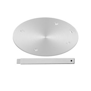 Thép không gỉ nhiệt dẫn tấm Mocha nồi phụ kiện nhà bếp cảm ứng + Adapter + Tấm cảm ứng Adapter tấm - Product Image 2