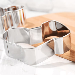 Cortador de galletas de acero inoxidable OEM, con bonito Paquete de Navidad, diferentes formas de pastelería, para hornear galletas - Product Image 5