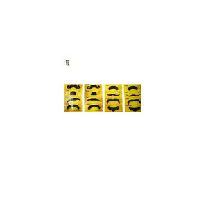 Déguisement de fête d'halloween, pas cher, élégant, noir en peluche, <span class=keywords><strong>moustache</strong></span> drôle, HPC-2828 - Product Image 3