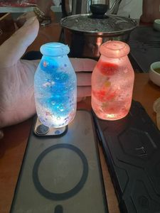 Glowing <b>Mini</b> <b>Bottle</b> Squishy Stress Relief Squeeze Toy-TPR Material Unisex Ages 5+ Years - Product Image 5