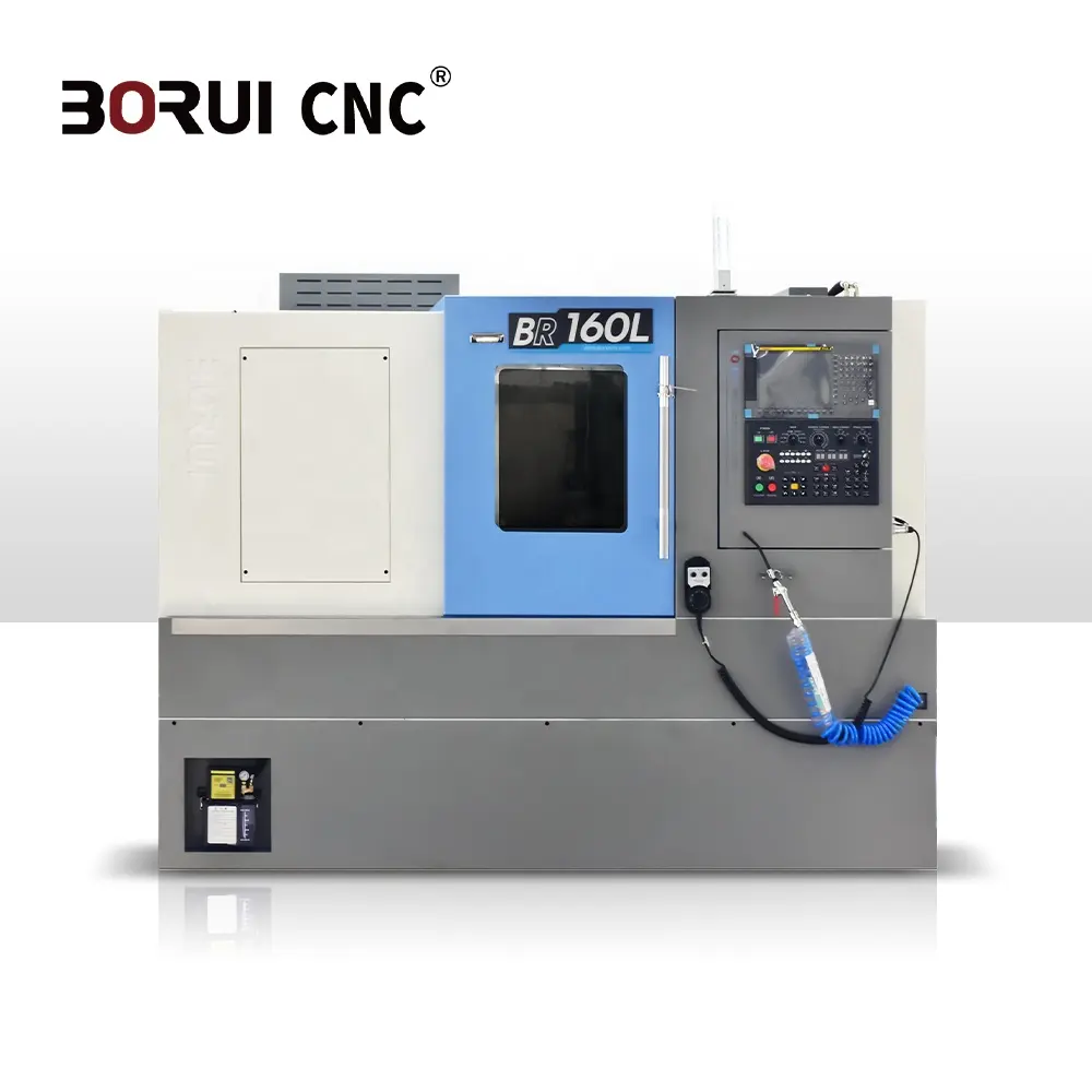 BR-160L kleine cnc drehmaschine mit bar zuführung cnc automatische drehmaschine gegossen