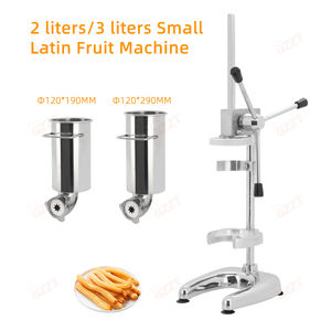 Máquina de Churros Manual Comercial de Acero Inoxidable, Capacidad de Tolva de 2L 3L, Máquina para Hacer Churros con 5 Boquillas de Descarga - Product Image 3