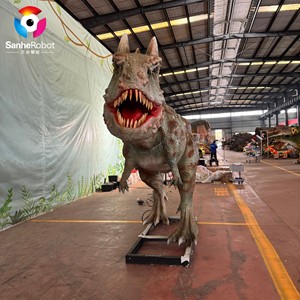 Modelo Animatrónico Realista de Carnotaurus de 6m, Estatua de <span class=keywords><strong>Dinosaurio</strong></span> Jurásico Mecánica de Tamaño Real para Atracciones de Parques Temáticos al Aire Libre - Product Image 4