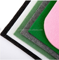Fabricants de tapis rond 100% polyester, tissu non tissé à aiguilles pointue, pour les tapis de table et les tapis