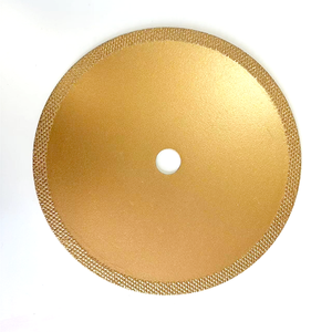 Lames de scie diamantées brasées de qualité industrielle, revêtement Ti, 100/125/150/180 mm, pour couper les tubes métalliques, les barres d'armature en fer, le béton - Product Image 5