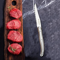 Ensemble de couteaux à Steak en acier inoxydable, faible quantité minimale de commande