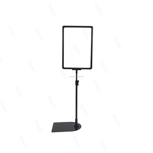 Supermarket Retail Plastic Promotion Advertising <b>Poster</b> Sign Holder Board Floor Display Stand <b>Poster</b> <b>Frame</b> - Product Image 4