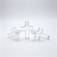 Bouteille d'eau bénite de 10 ml avec bouchon à vis en plastique PETG, cadeau et artisanat