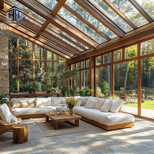 Veranda in Alluminio NUOXIN 6063-T6, Casa di Vetro per Quattro Stagioni Impermeabile per Applicazioni in Ville Eleganti e Minimaliste - Product Image 2