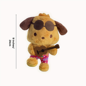 Peluche de <span class=keywords><strong>Pochacco</strong></span> de <span class=keywords><strong>Sanrio</strong></span> de 9 Pulgadas/24 cm - Colección de Verano de Hello Kitty Friends, Peluche de Perro Suave y Abrazable - Product Image 6